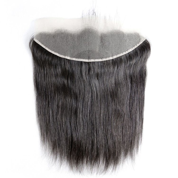 High Grade Indian Straight Human Hair Transparent or HD Lace Closures and Frontals