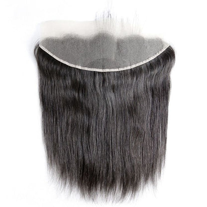 High Grade Indian Straight Human Hair Transparent or HD Lace Closures and Frontals