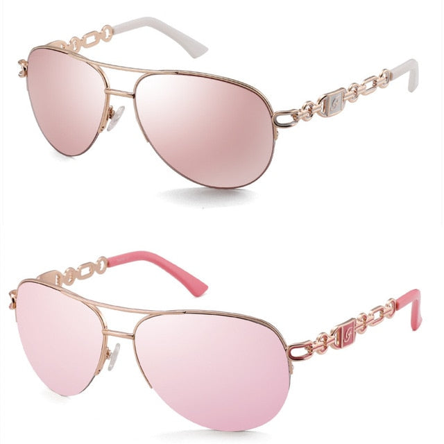 Women UV 400 Mirror Sunglasses